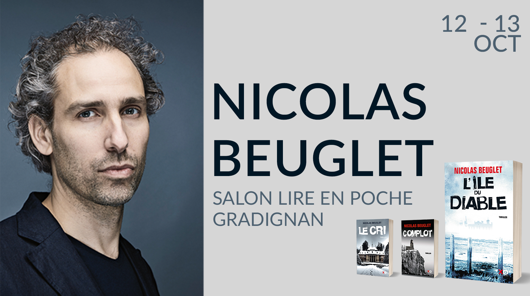 NICOLAS BEUGLET AU SALON LIRE EN POCHE DE GRADIGNAN
