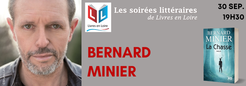 Les soirée littéraires de Livres en Loire avec Bernard Minier - Tours
