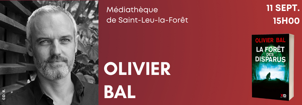 Olivier Bal en dédicace à Saint-Leu-la-Forêt
