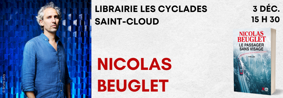 Nicolas Beuglet en dédicace à Saint-Cloud