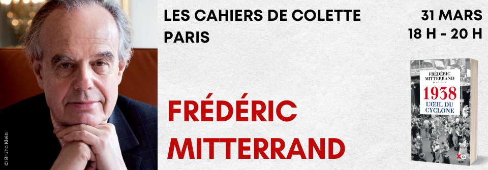 Frédéric Mitterrand en dédicace à la librairie Les Cahiers de Colette
