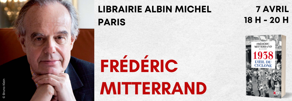 Frédéric Mitterrand en dédicace à la librairie Albin Michel