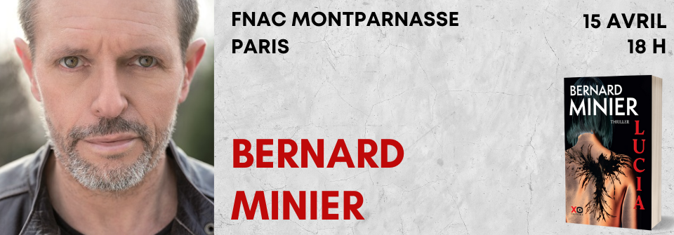 Bernard Minier en dédicace à la FNAC Montparnasse