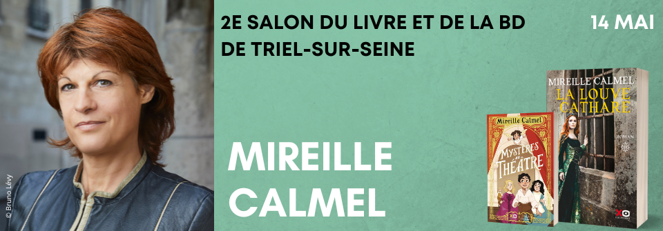 Mireille Calmel en dédicace à Triel-sur-Seine