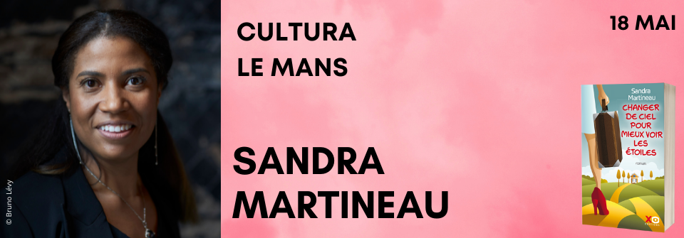 Sandra Martineau en dédicace au Mans