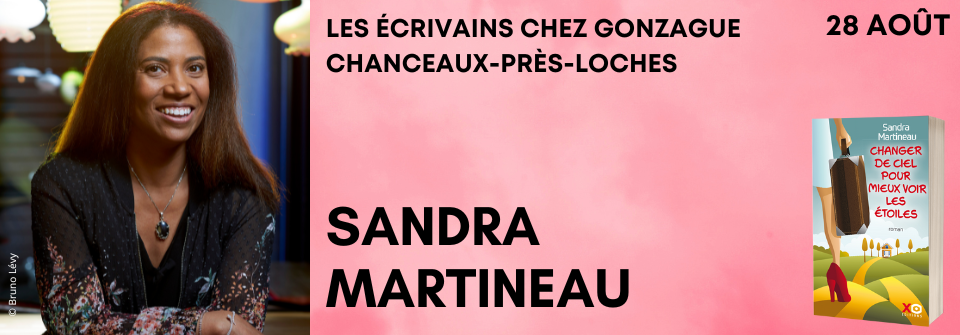 Sandra Martineau en dédicace à Chanceaux-près-Loches (37)