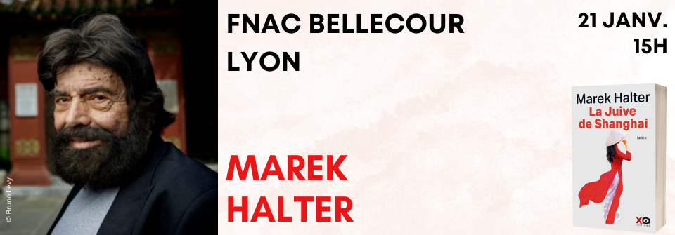 Marek Halter en dédicace à la FNAC Bellecour, Lyon