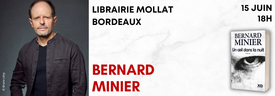 Bernard Minier à la Librairie Mollat, Bordeaux