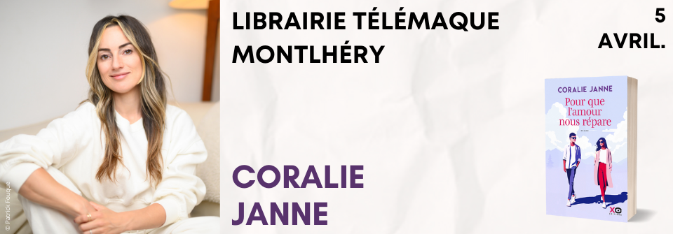 Coralie Janne rencontre en librairie