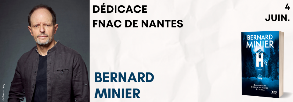 Bernard Minier en dédicace à la Fnac de Nantes