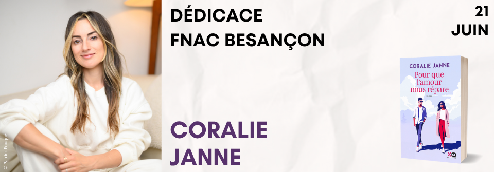 Coralie Janne à la Fnac de Besançon