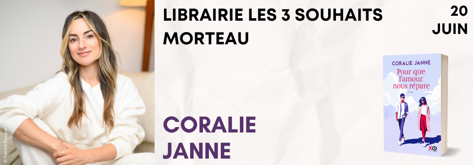 Coralie Janne à la Librairie Les 3 Souhaits de Morteau